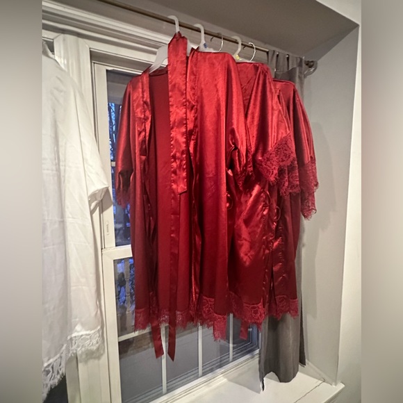🤍♥️6 Robes~ Bride & Bridesmaids w/Belts - Picture 2 of 10